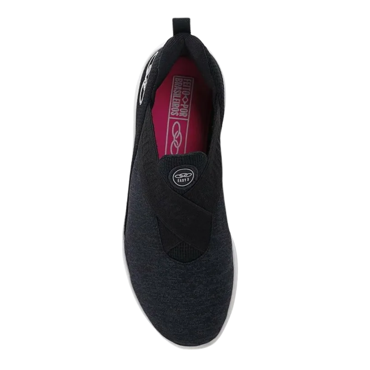 Tenis Olympikus Easy 3 Feminino Mescla Preto Casual Preto 4
