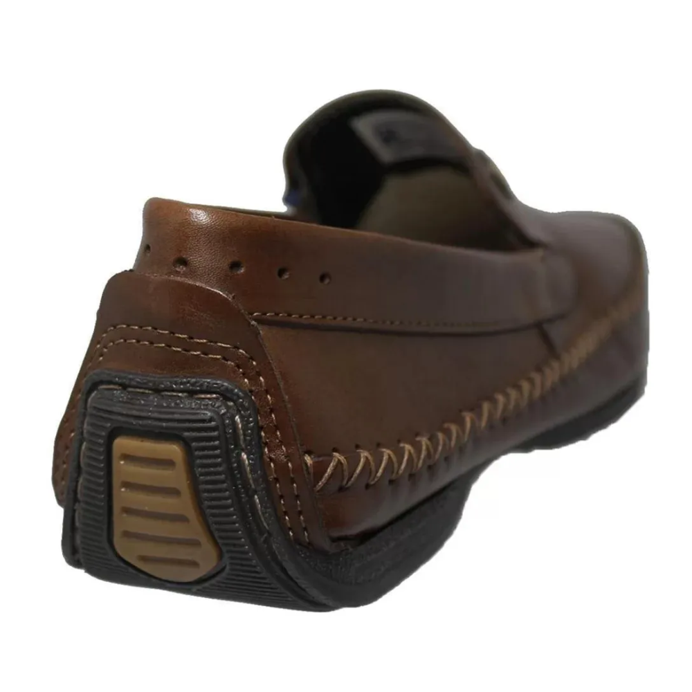 Sapatilha Mocassim Masculino Pegada Conforto Marrom 140771 Marrom 3