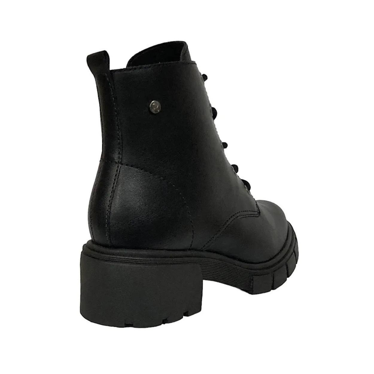 Bota Coturno Ramarim Preto com Solado Tratorado Preto 3