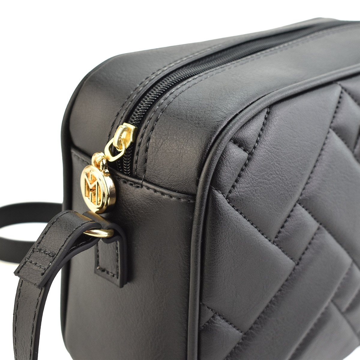Bolsa Modare Napa Preta Transversal Feminina Espacosa  Preto 5