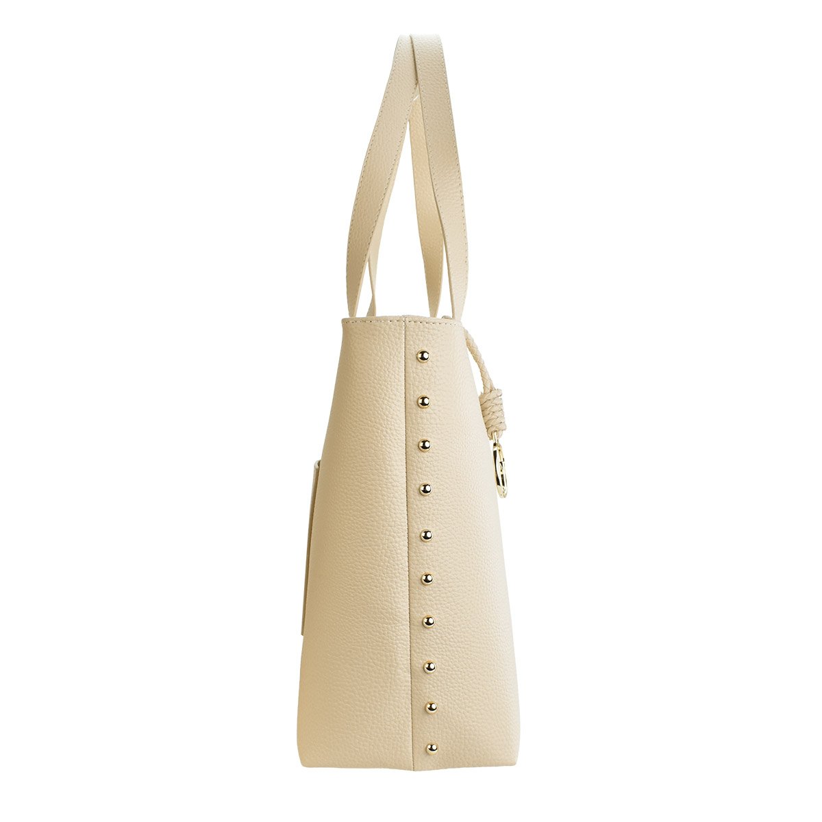 Bolsa Beira Rio Napa Feminina Espacosa Versatil Casual Bege 3