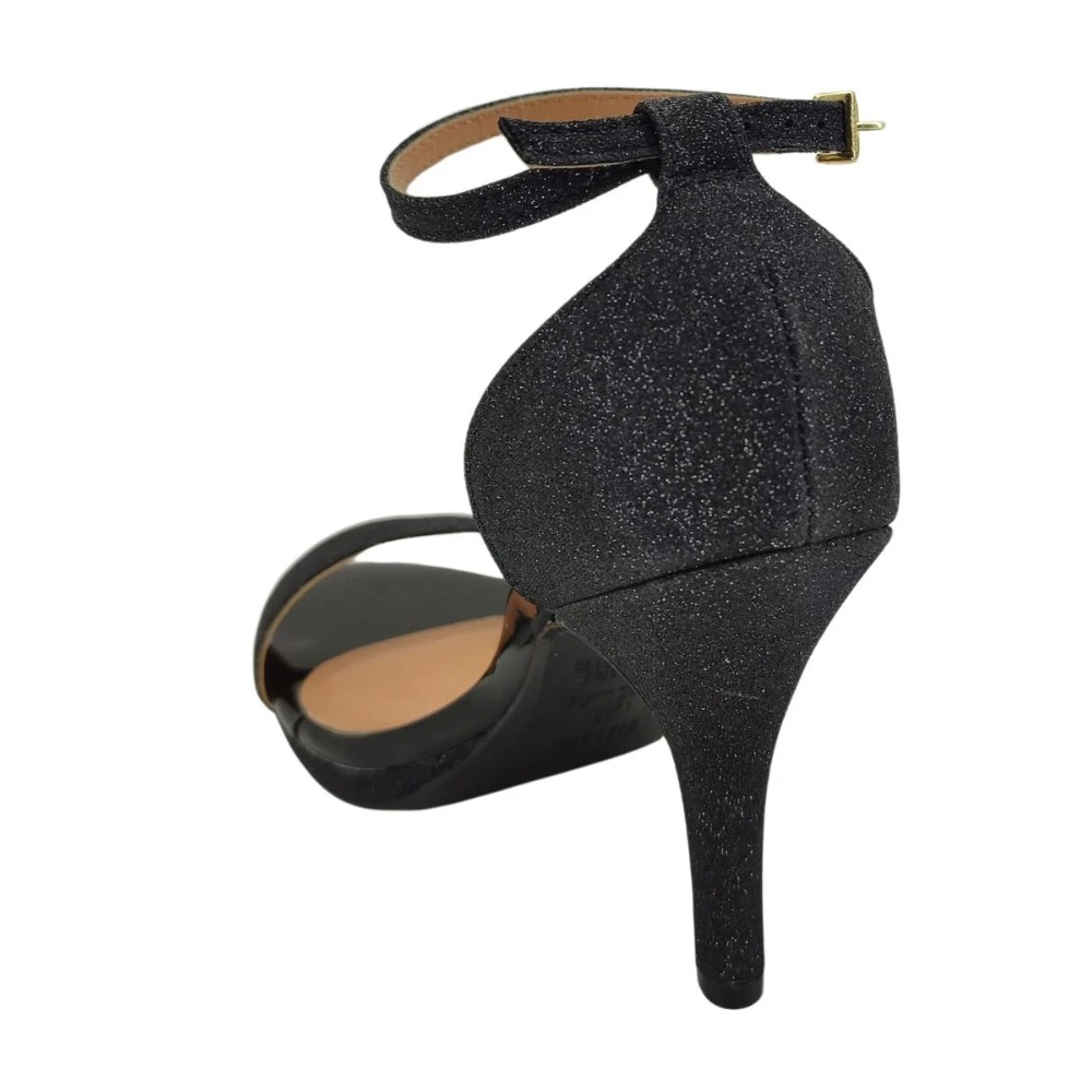 Sandalia Vizzano Feminina Salto Fino Preta Glamour Preto 4