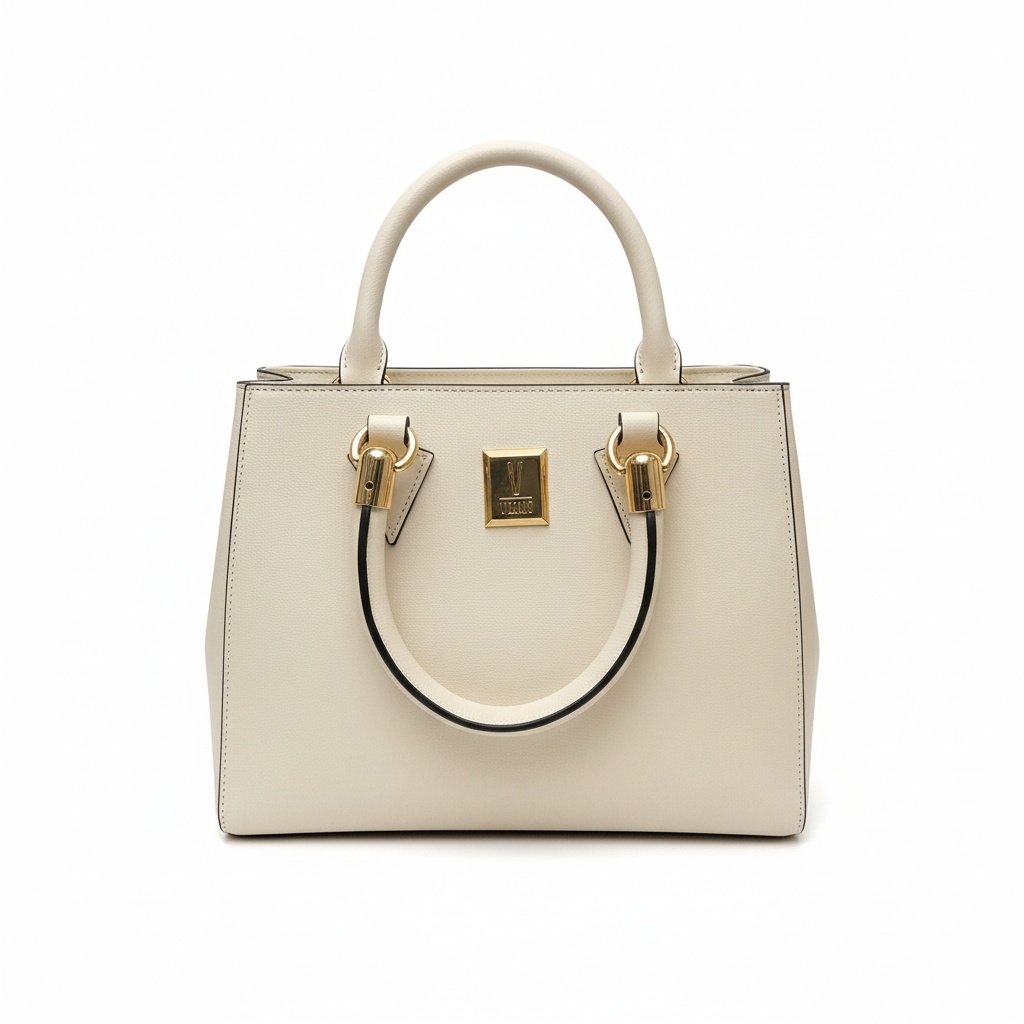 Bolsa Feminino Vizzano Napa Off White Versatil Espacosa