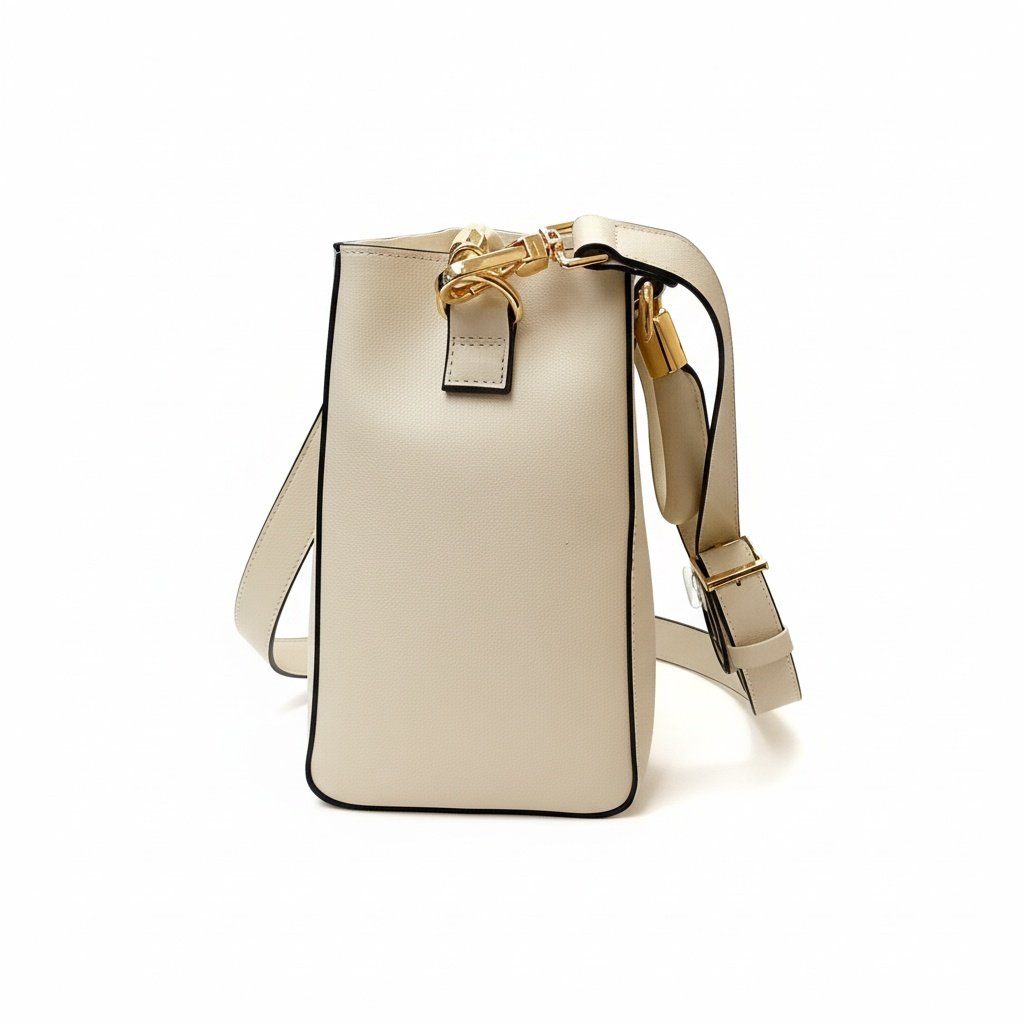 Bolsa Feminino Vizzano Napa Off White Versatil Espacosa Off White 2