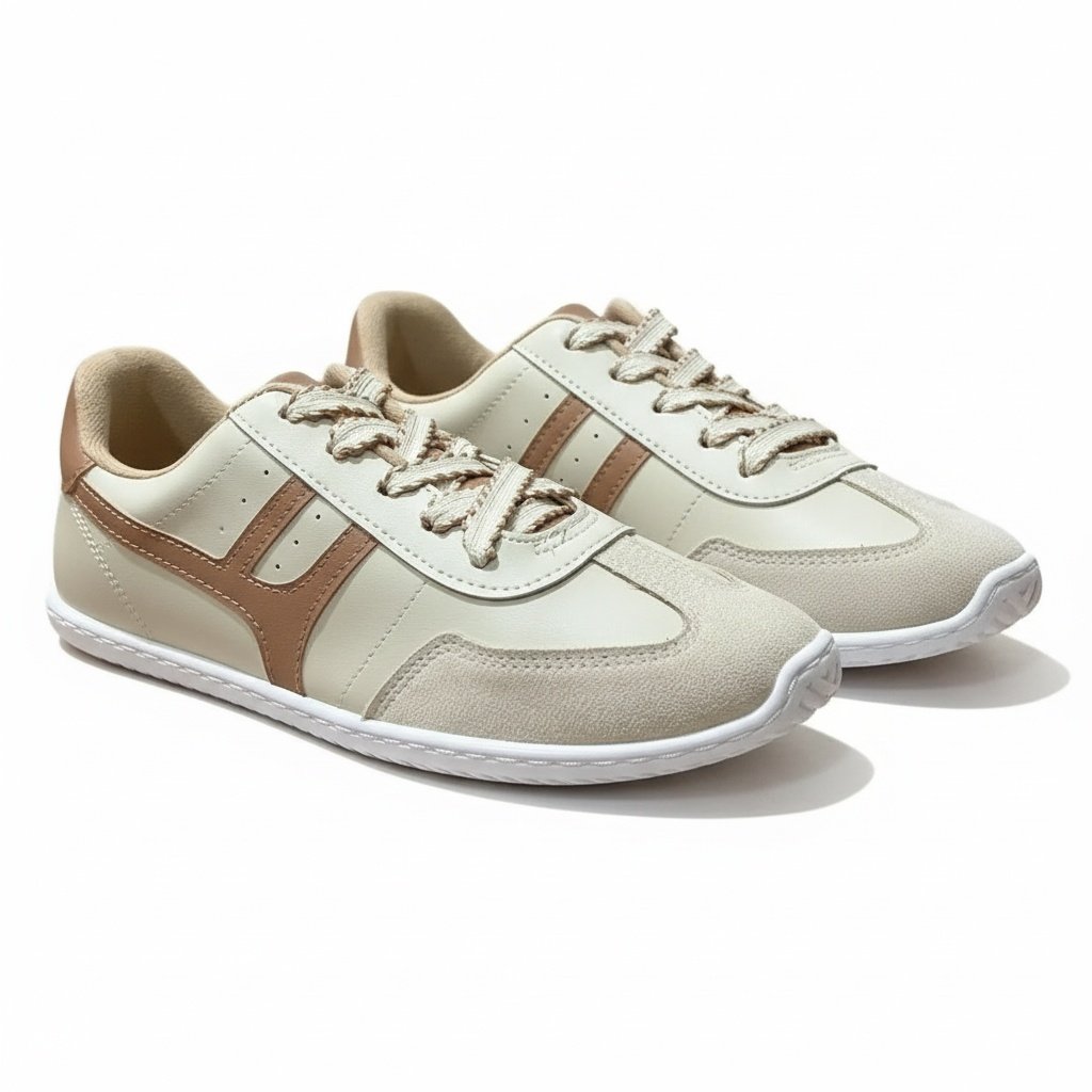 Tenis Moleca Sardenha Branco Off Nude Antiderrapante Casual Bege 2