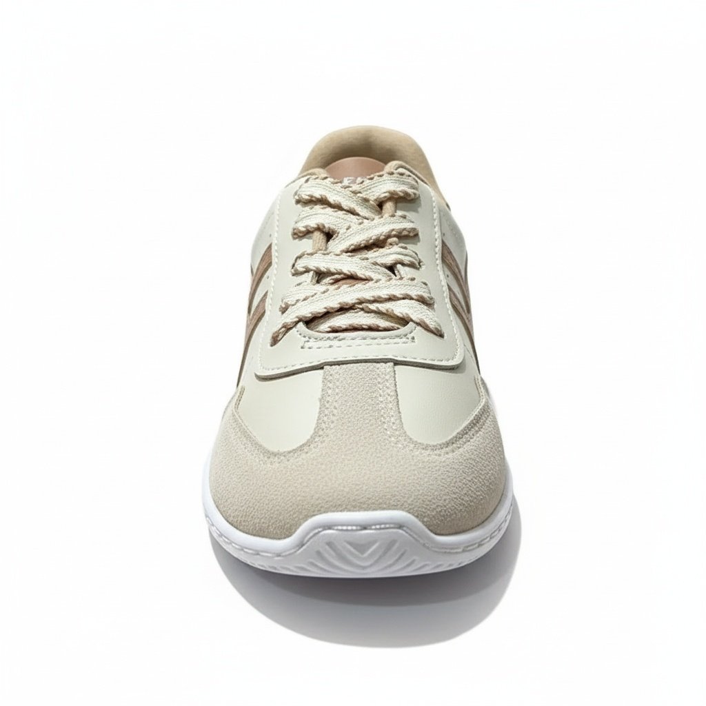 Tenis Moleca Sardenha Branco Off Nude Antiderrapante Casual Bege 4