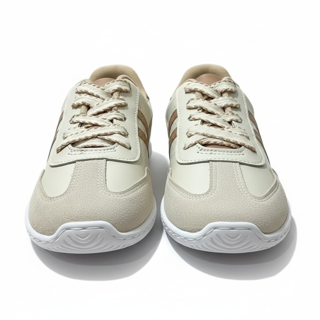 Tenis Moleca Sardenha Branco Off Nude Antiderrapante Casual Bege 5