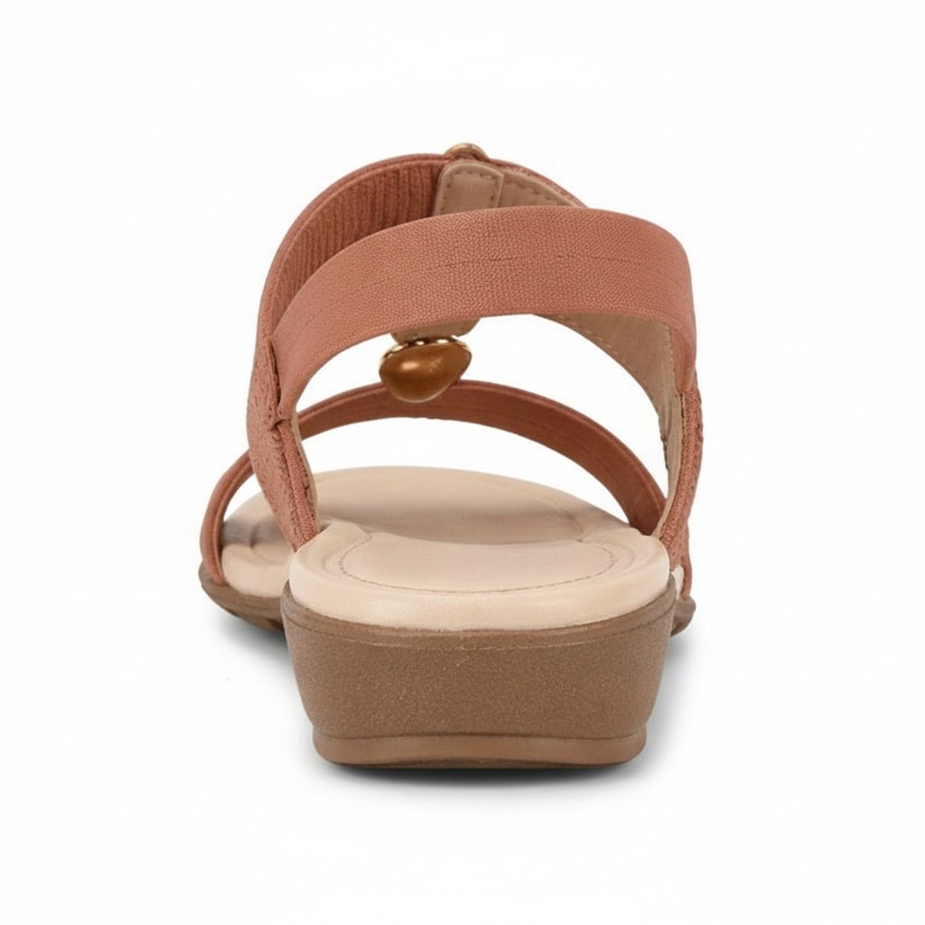 Sandalia Modare Elastico Natural Anatomica Natural Marrom 6