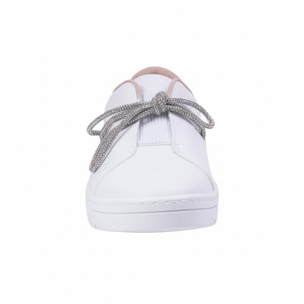 Tenis Feminino Moleca Casual Branco Cristal Leveza Branco 4