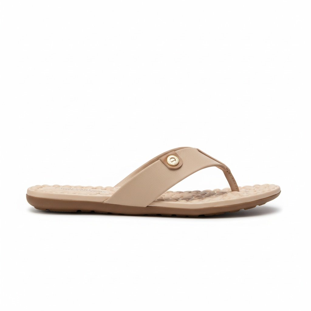 Tamanco Modare Flat Floather Feminino Bege Ultraconforto  Bege 2