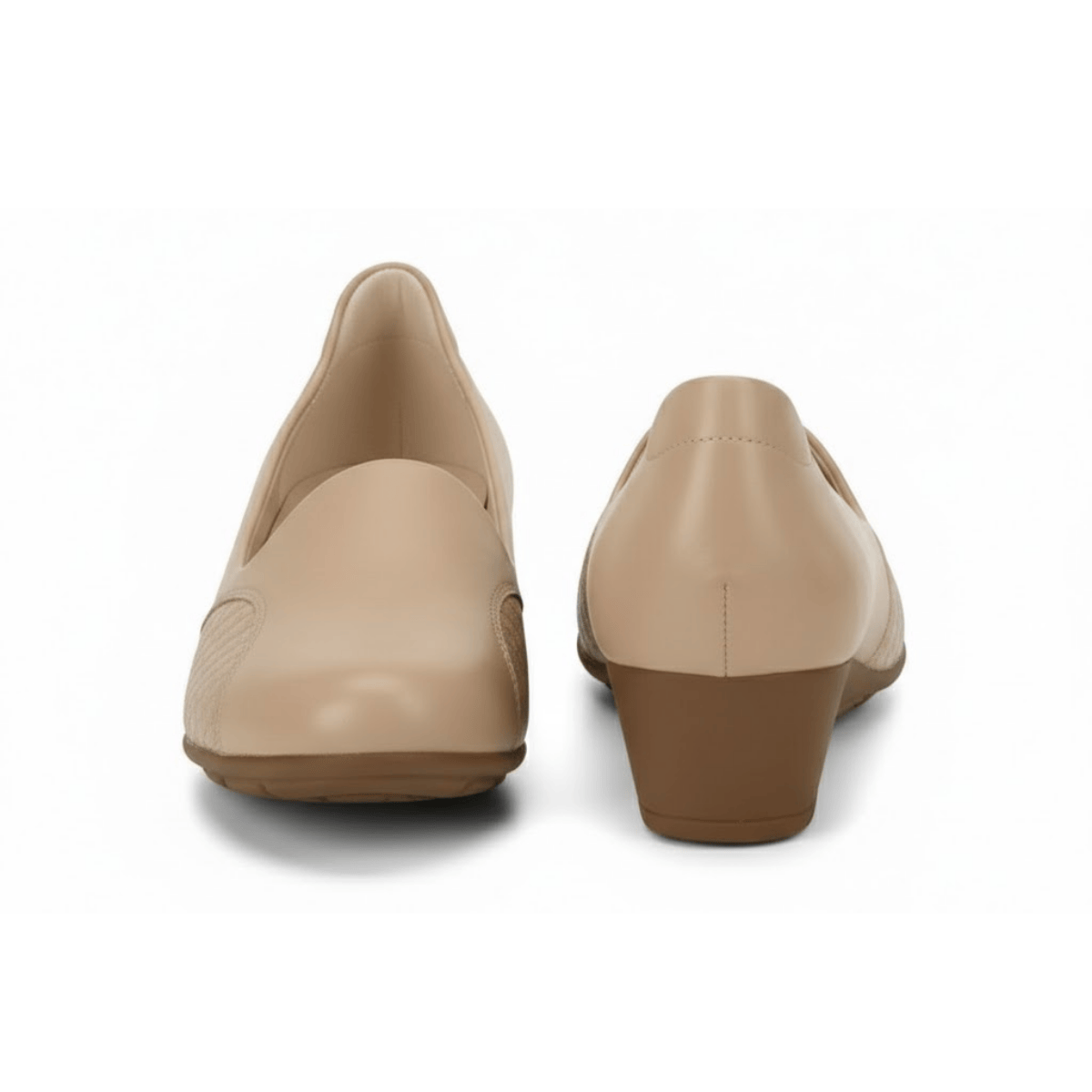 Sapato Modare Feminino Nude Napa Ortopedica Macia Bege 4