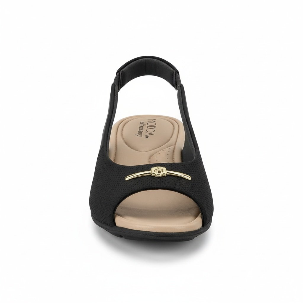 Sapato Modare Feminino Napa Preto Anatomico Casual Preto 3