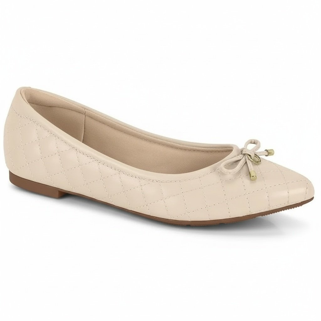 Sapatilha Modare Feminina Creme Versatil Anatomica