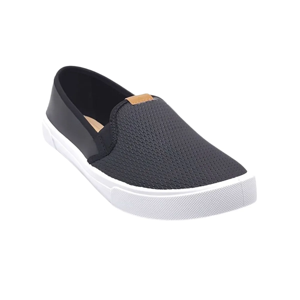 Tenis Moleca Slip On Napa Feminino Preto Conforto Preto 2