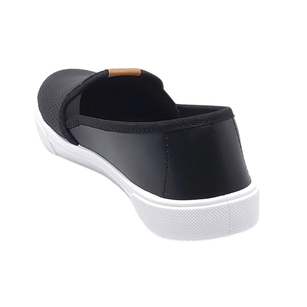 Tenis Moleca Slip On Napa Feminino Preto Conforto Preto 4