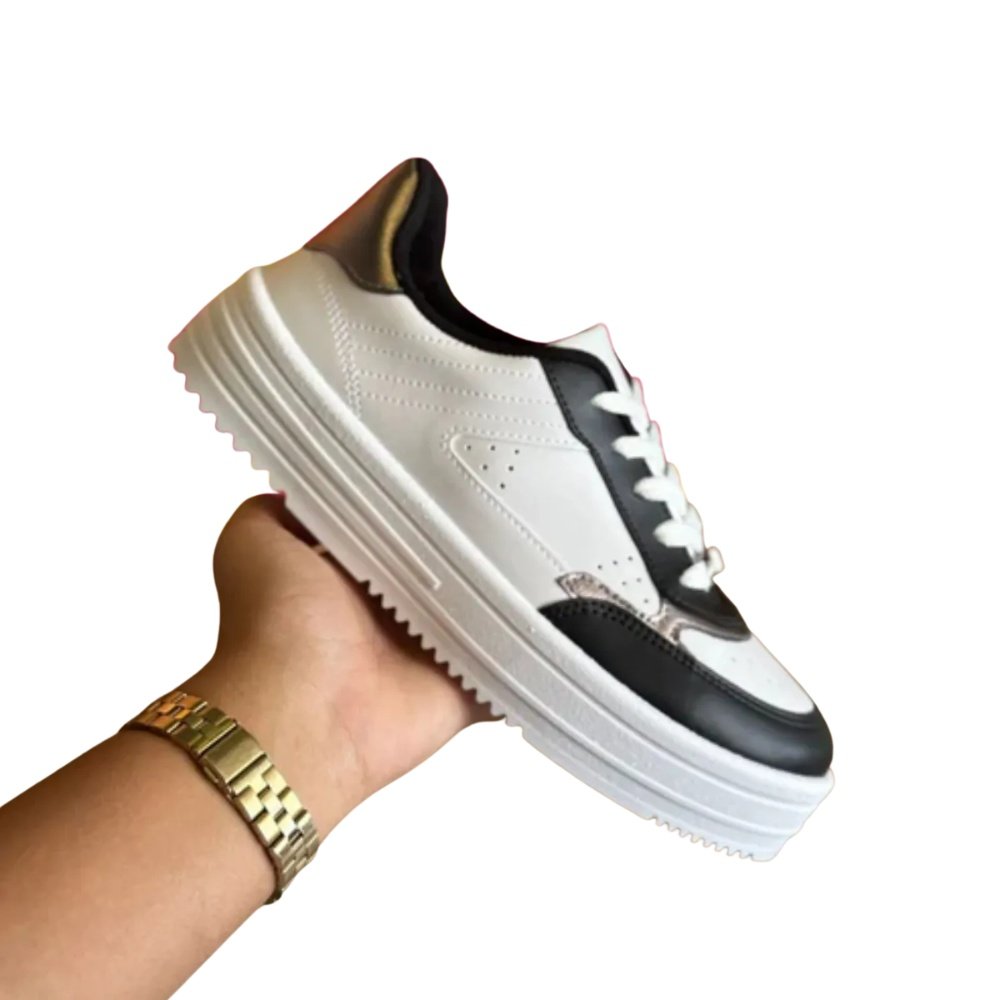 Tenis Moleca Napa Sardenha Branco Preto Grafite Branco 2