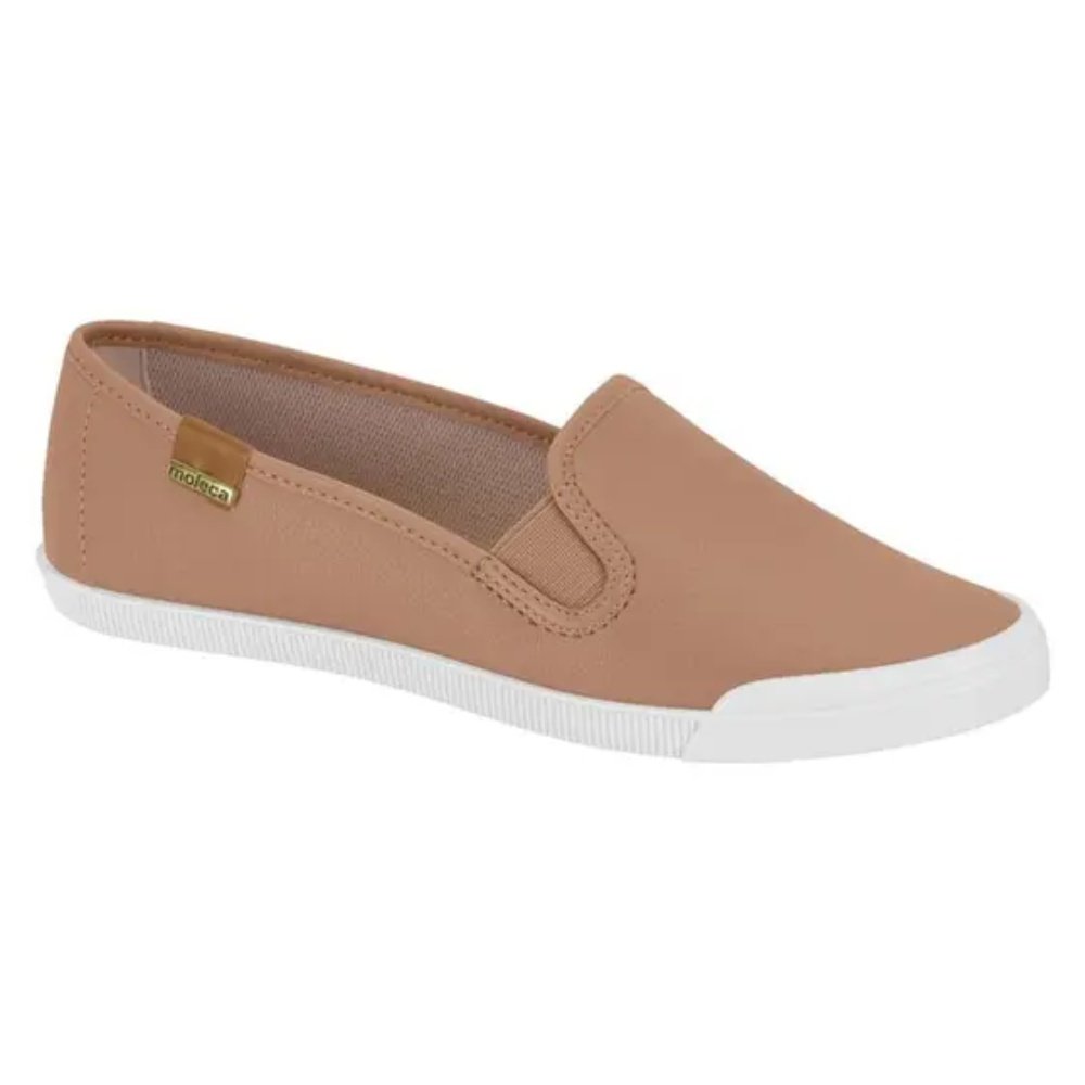 Tenis Moleca Napa Nude Camel Conforto e Estilo 5109772