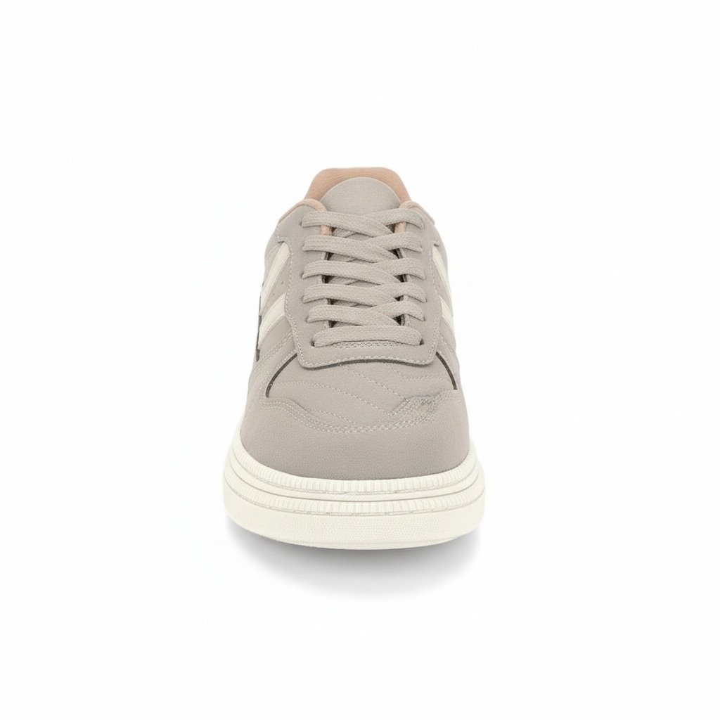 Tenis Moleca Feminino Cinza Branco Off Estilo Classico Cinza 3