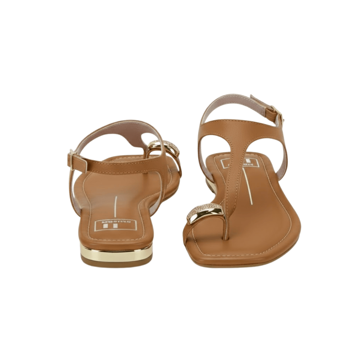  Sandalia Moleca Feminina Camel Fecho Ajustavel Casual  Marrom 5