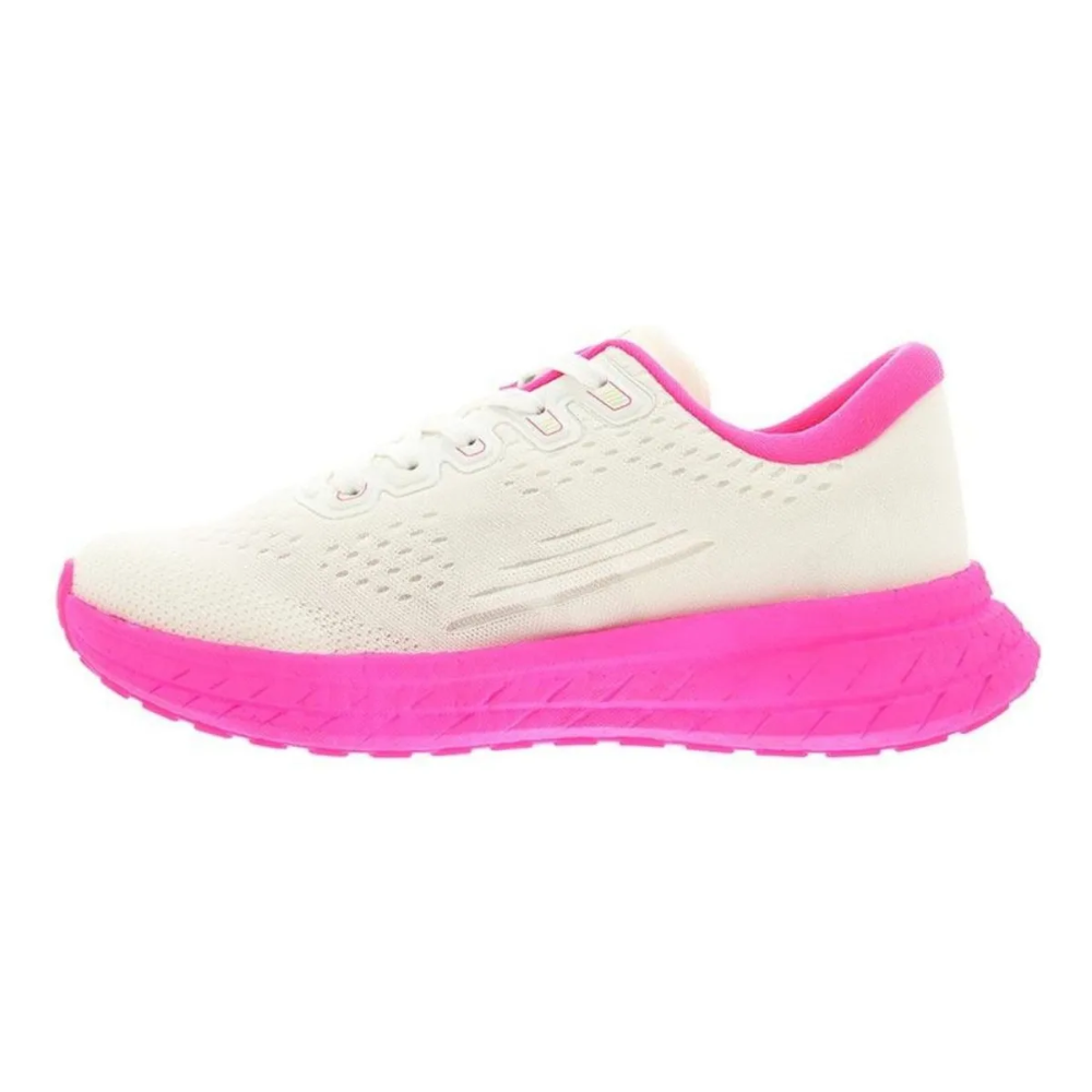 Activitta Gaspea Onix Branco Pink Lime Feminino Ultraleve Branco 2