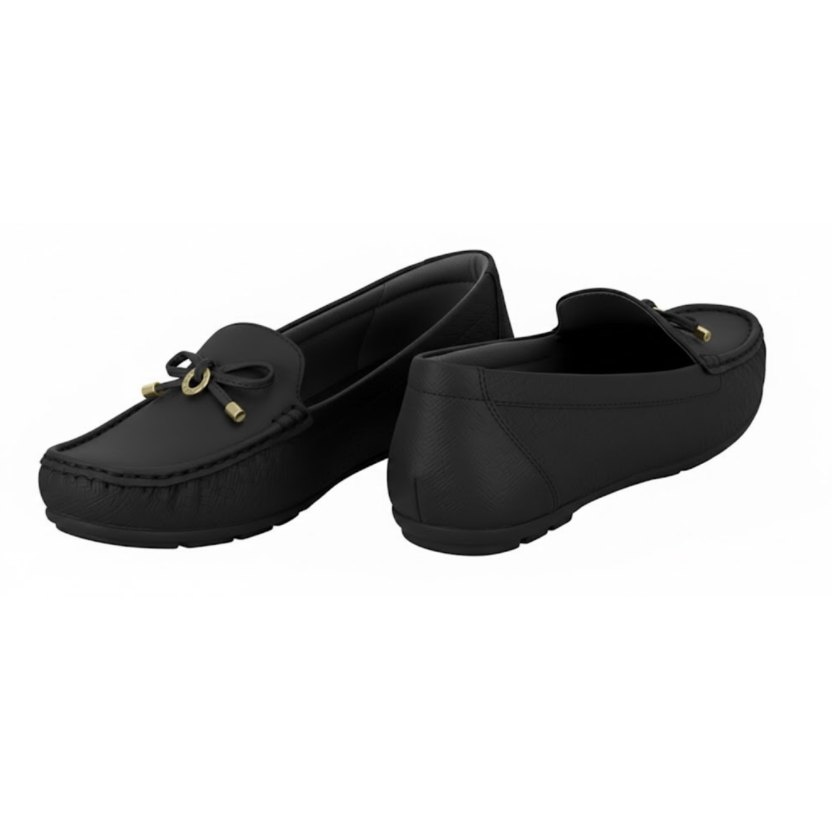 Mocassim Feminino Modare Preto Versatil Leveza Ortopedico Preto 2