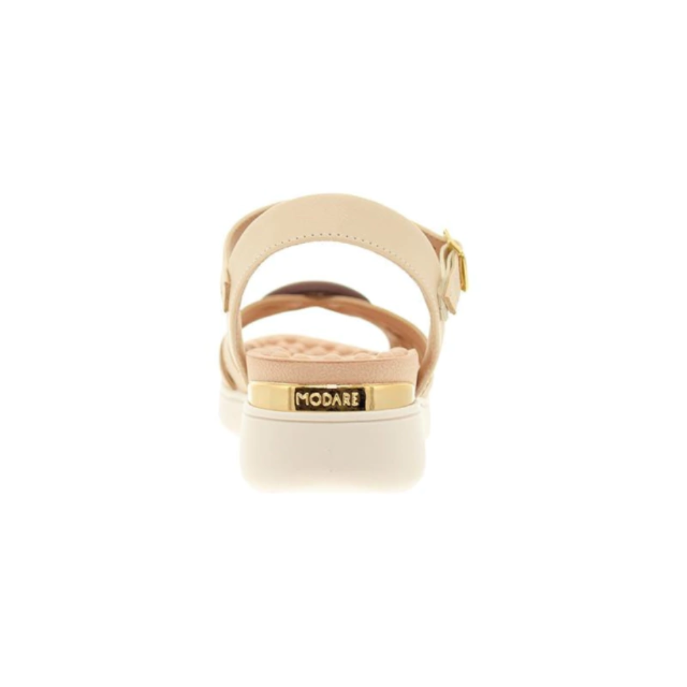Sandalia Modare Napa Floather Feminino Ortopedica Creme