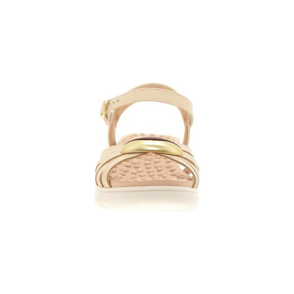 Sandalia Modare Napa Floather Feminino Ortopedica Creme Bege 2