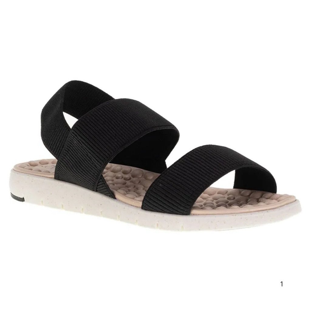 Sandalia Modare Conforto Elastico Feminina Preta