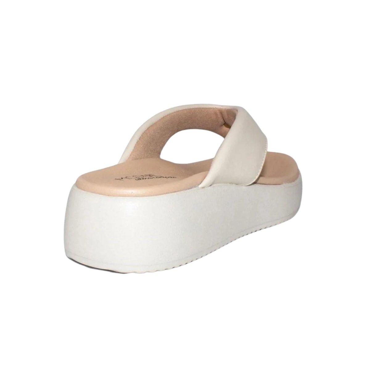 Tamanco Modare Anabela Feminina Creme Anatomica Pratica Bege 2