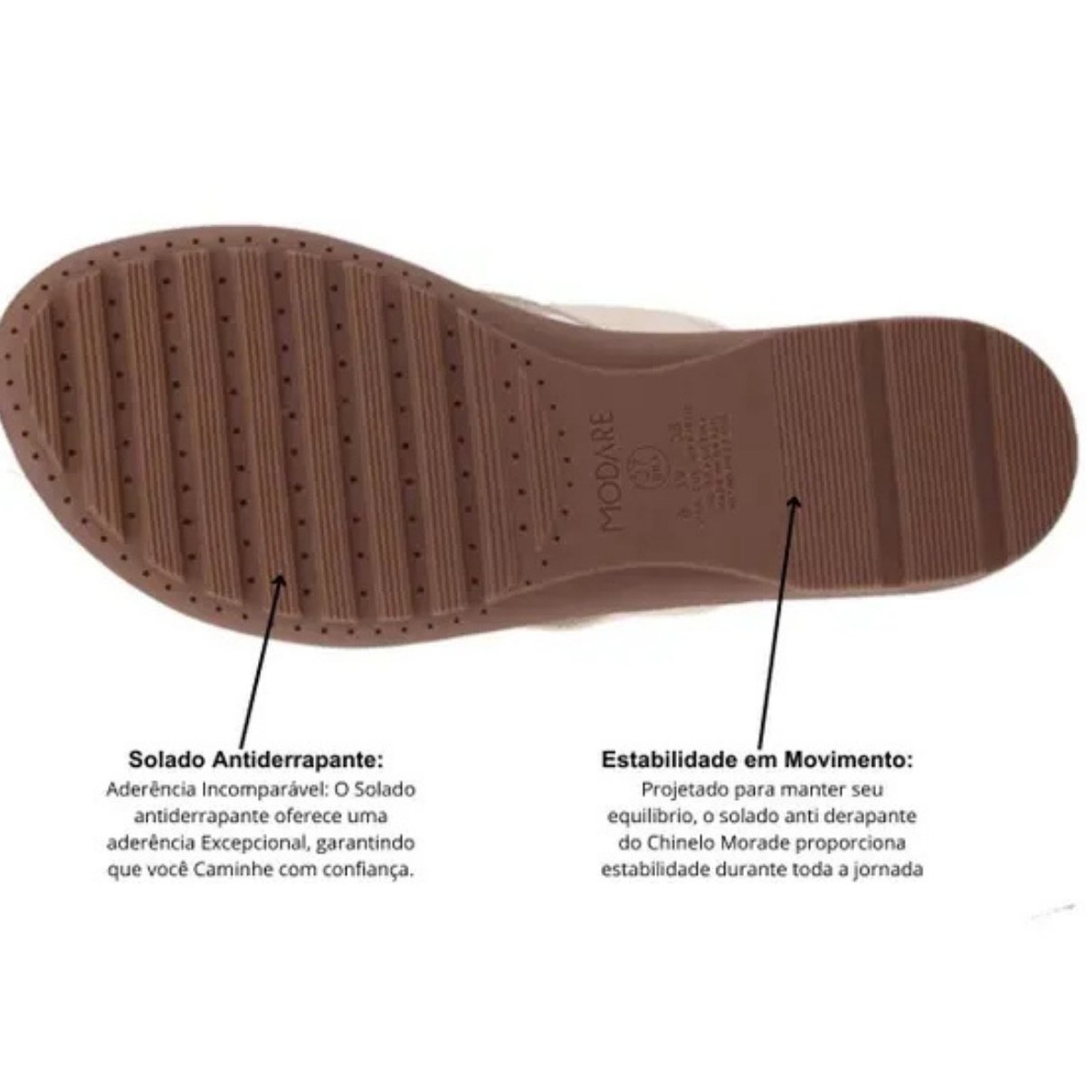 Tamanco Modare Comfort Laco Feminino Elegancia Creme Bege 3