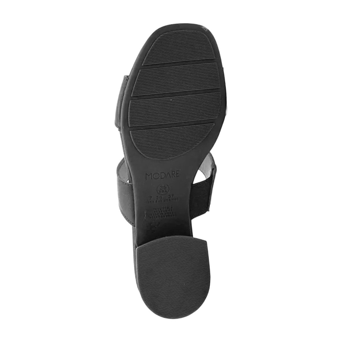 Tamanco Modare Napa Floather Preto Salto Bloco Confortavel Preto 6