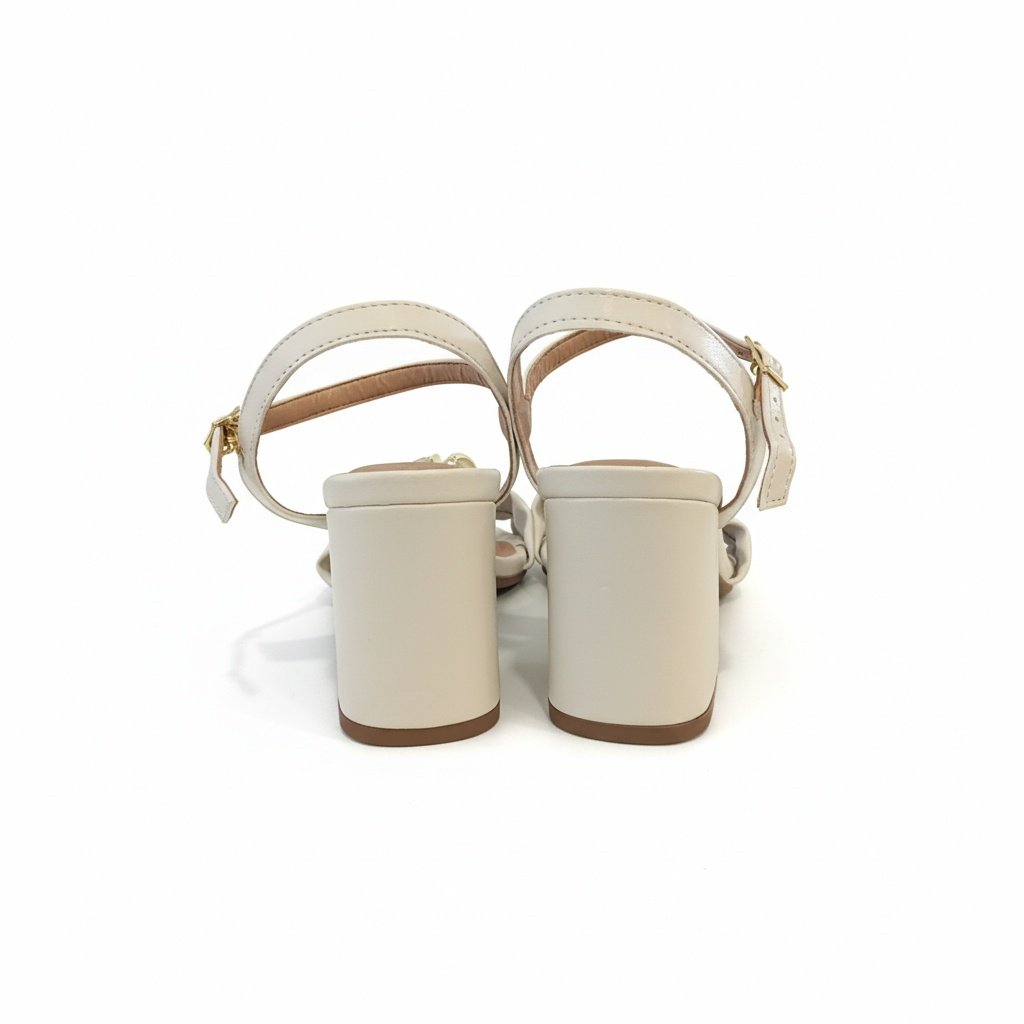 Beira Rio Sandalia Feminina Napa Turin Branco Off Elegante Branco 5