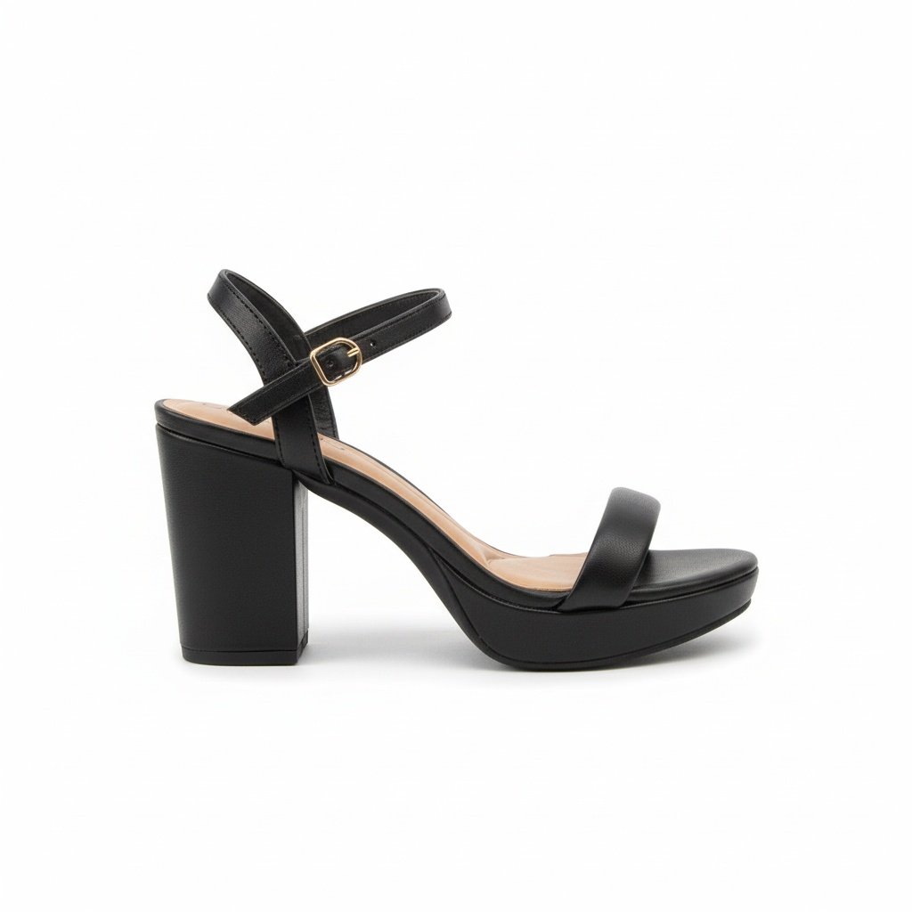 Beira Rio Sandalia Napa Turin Preta Feminina Estilo Casual Preto 5