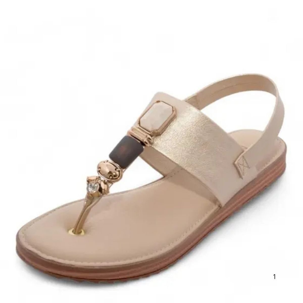 Sandalia Rasteira Modare Dourada Conforto e Estilo Dourado 2