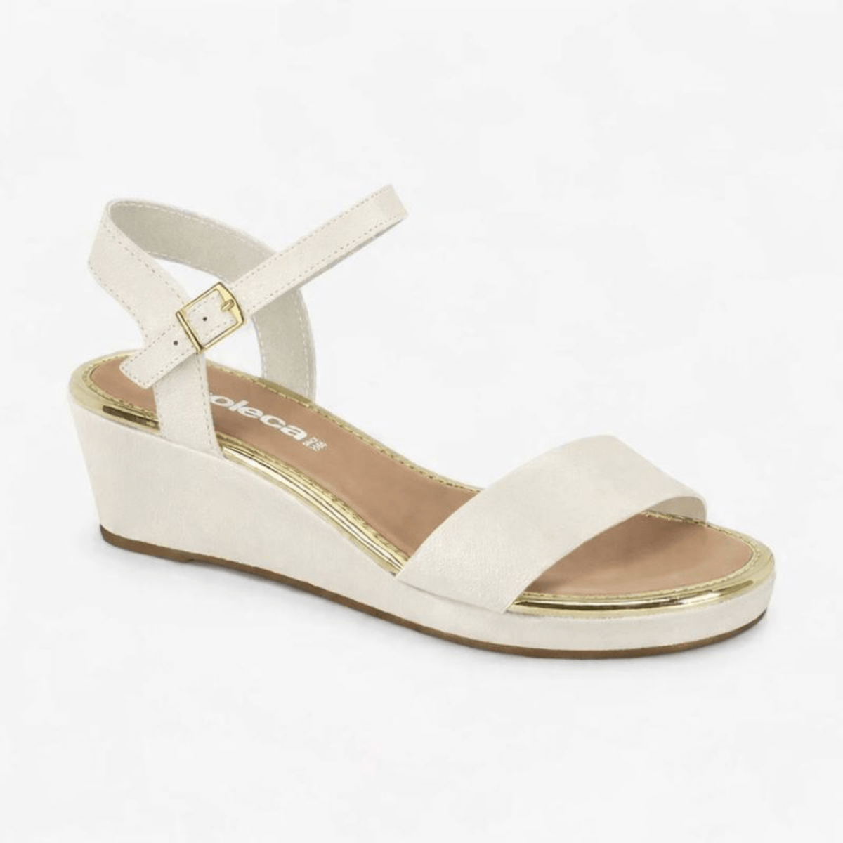 Moleca Tamanco Feminino Branco Off Design Minimalista Casual