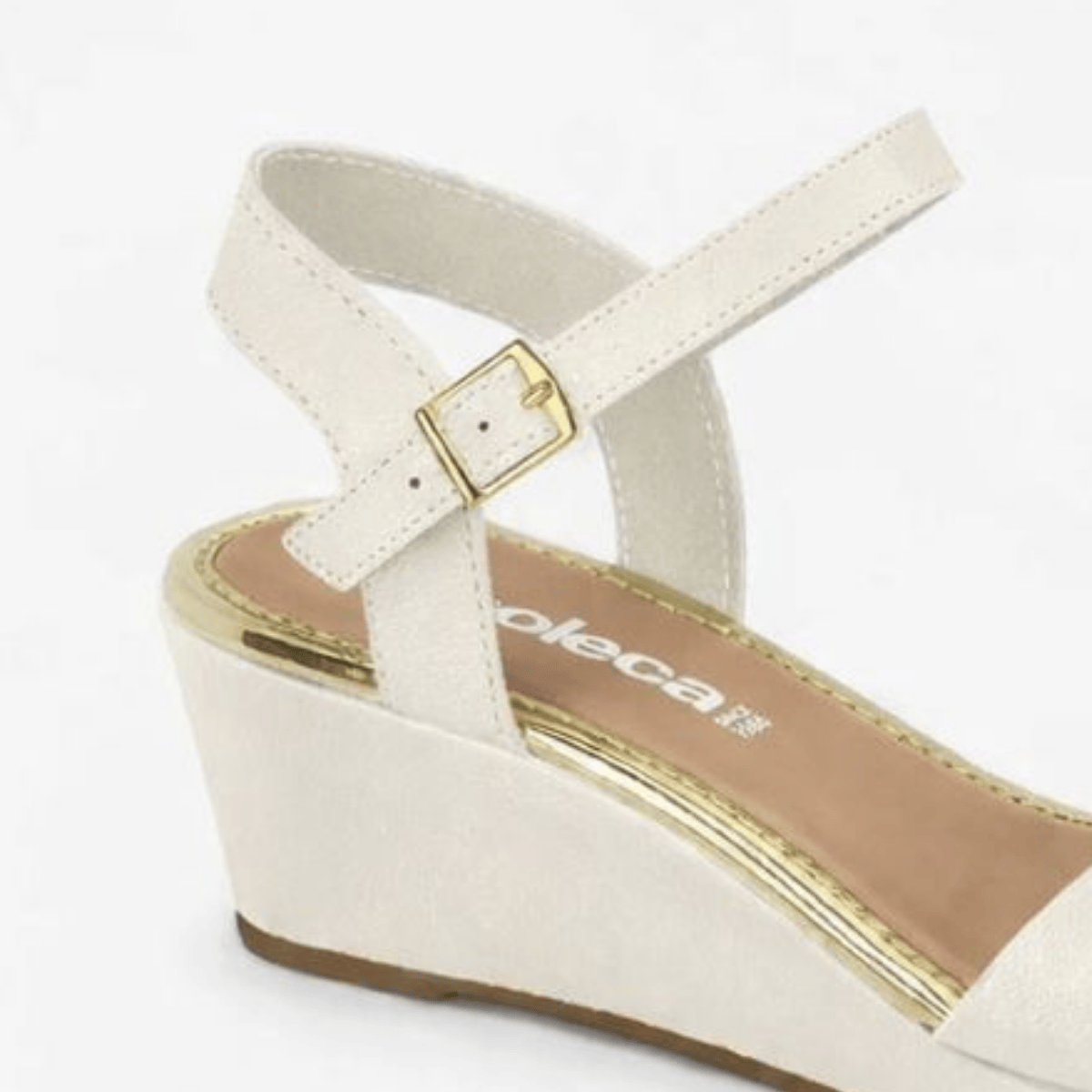 Moleca Tamanco Feminino Branco Off Design Minimalista Casual Branco 6