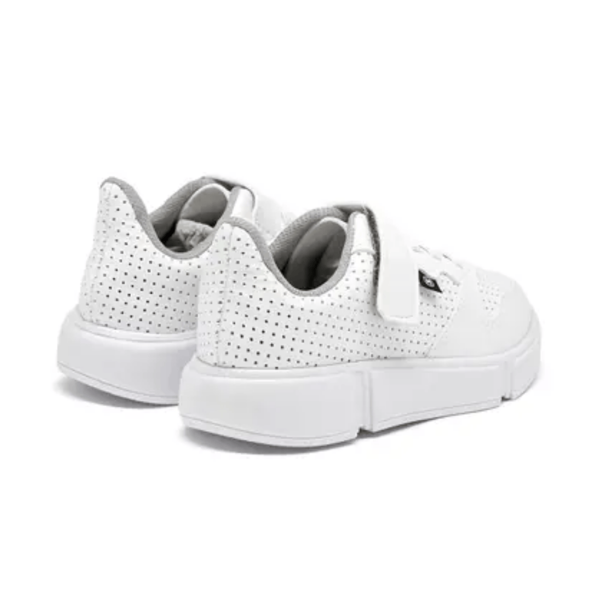 Molekinho Tenis Branco Infantil Meninos Velcro  Branco 2