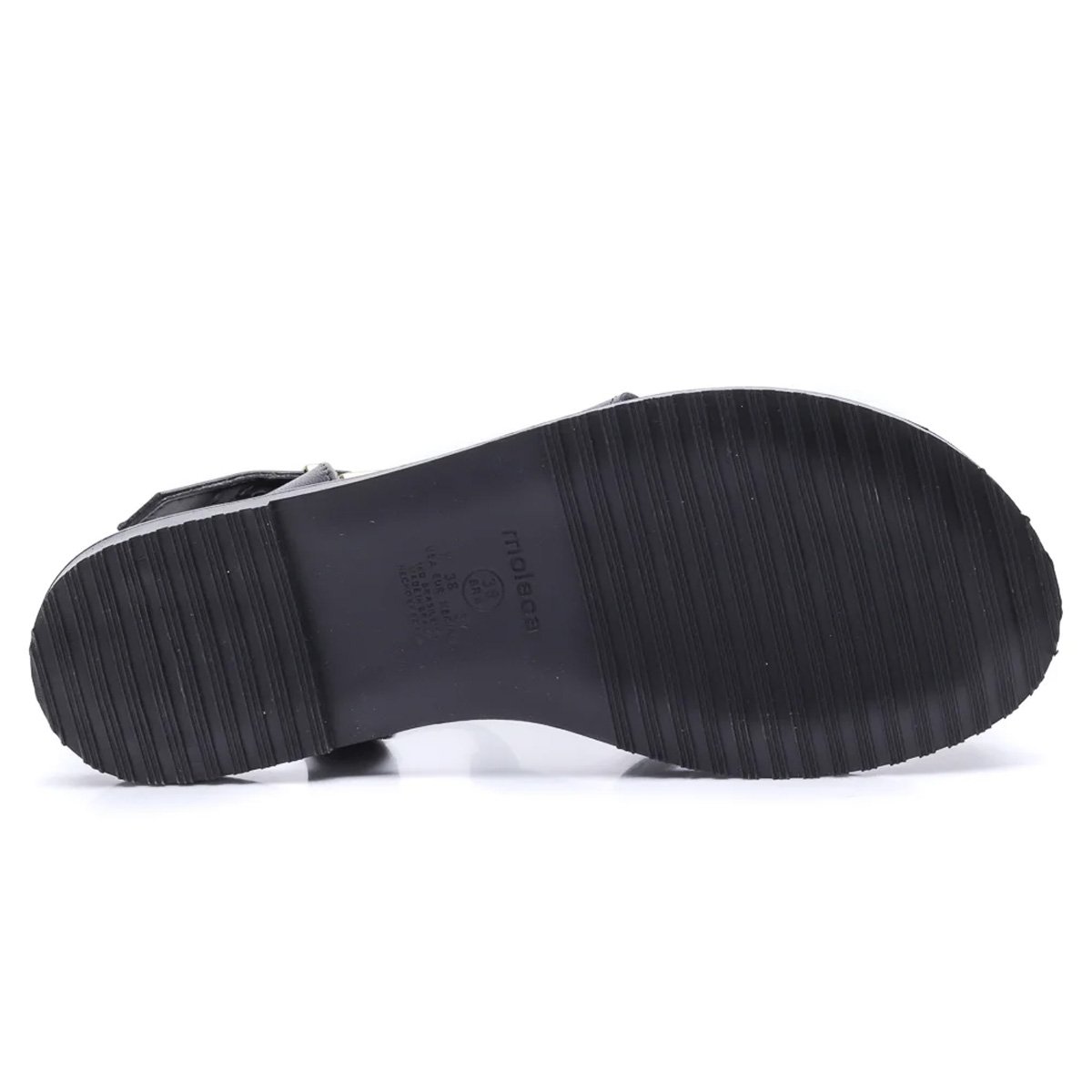Sandalia Moleca Feminino Napa Turim Preto Fashion 5555202 Preto 6