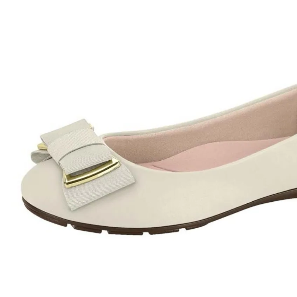 Sapatilha Moleca Feminina Laco Frontal Branco Leveza Branco 2
