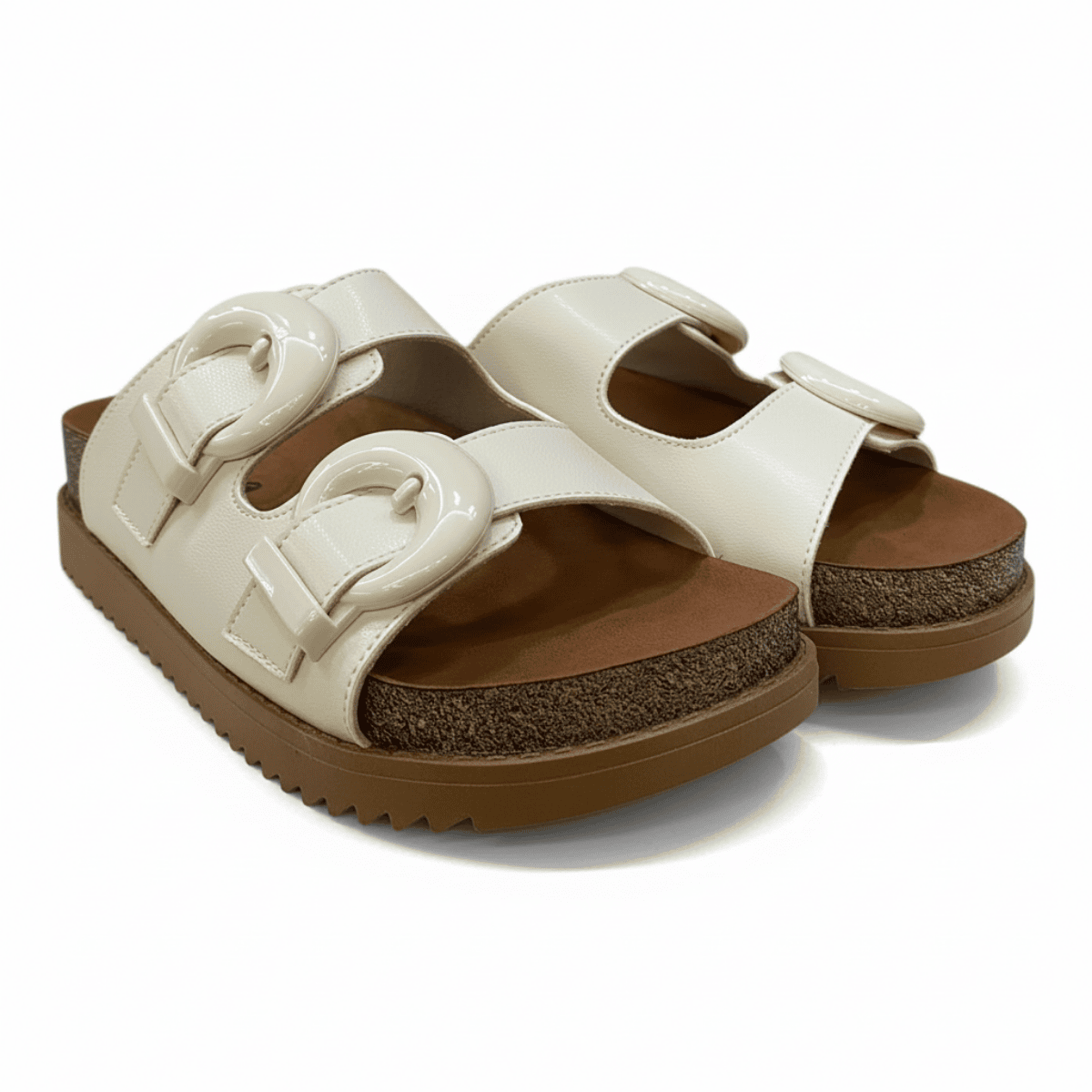 Tamanco Moleca Branco Off Feminino Estiloso Versatil  Branco 4