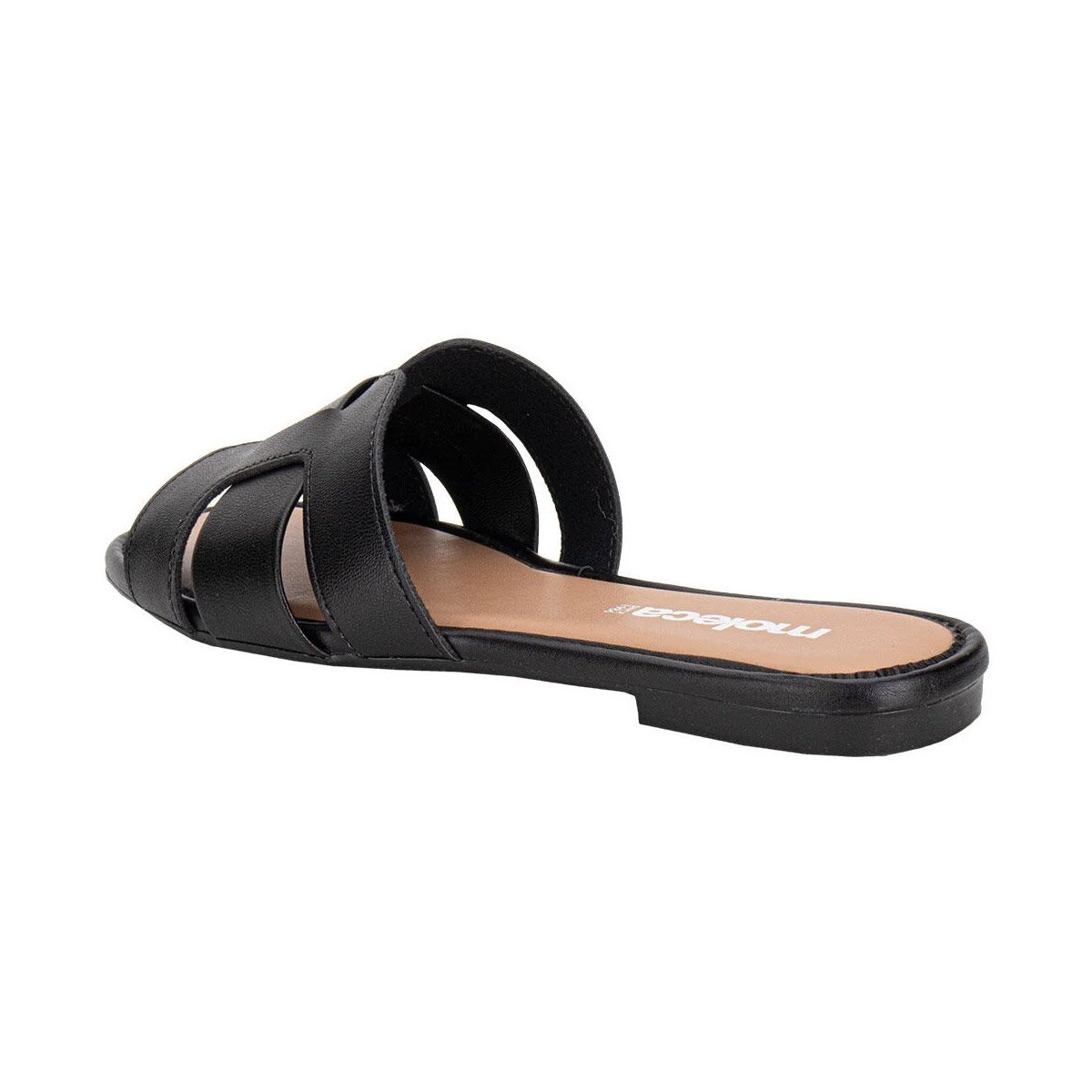 Tamanco Feminino Moleca Napa Turim Preto Casual e Elegante Preto 4