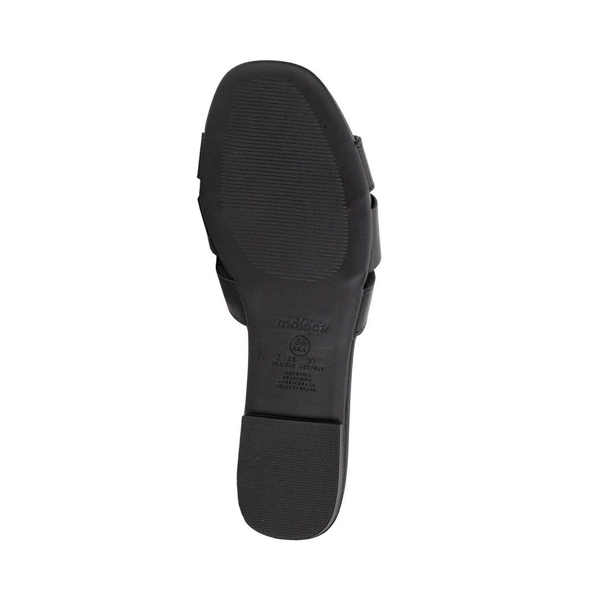 Tamanco Feminino Moleca Napa Turim Preto Casual e Elegante Preto 5