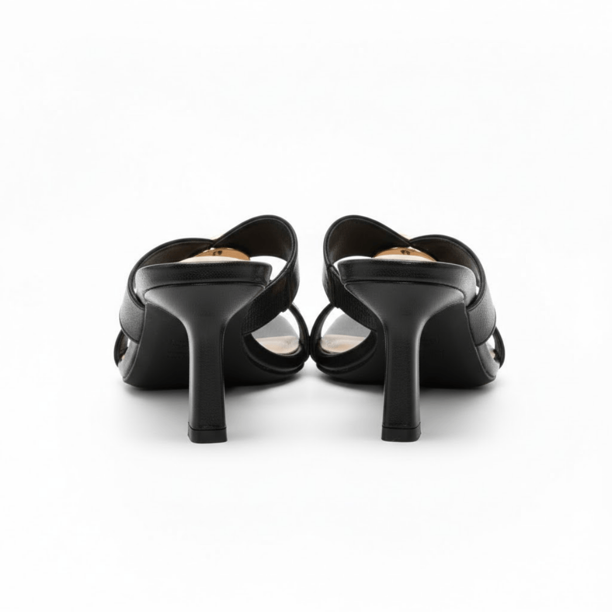 Tamanco Moleca Feminino Estilo Casual Salto Fino Preto  Preto 6
