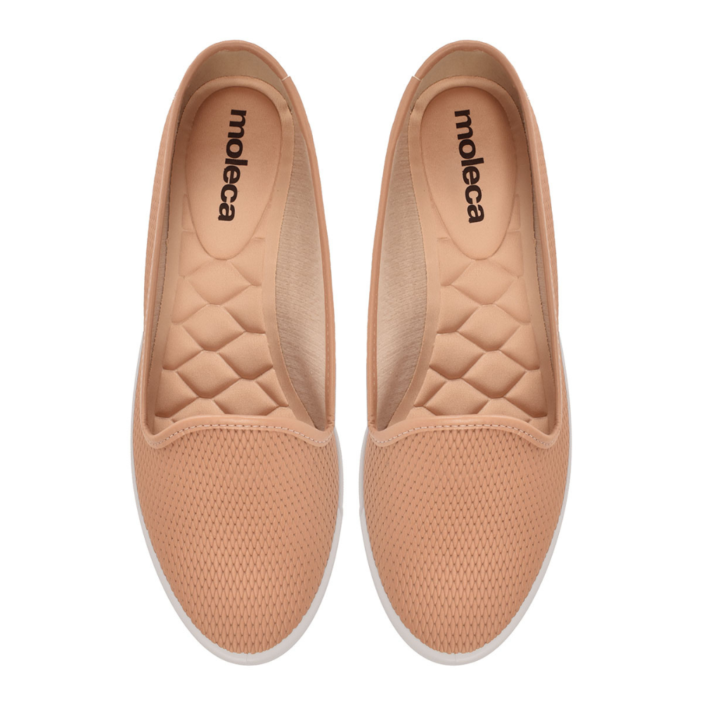 Sapato Casual Feminino Sapatilha Moleca Nude 5109712 Bege 4