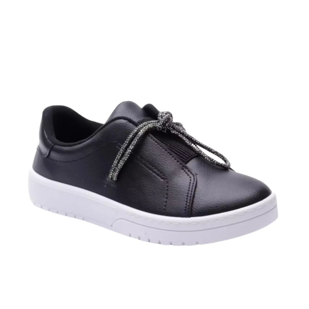 Tenis Moleca Cadarco Brilhante Preto Fume Preto 4