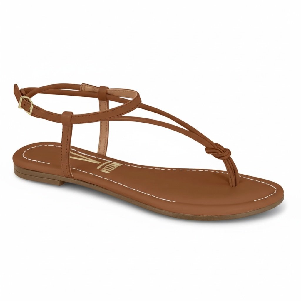 Vizzano Rasteira Mocca Feminino Mocca Antiderrapante