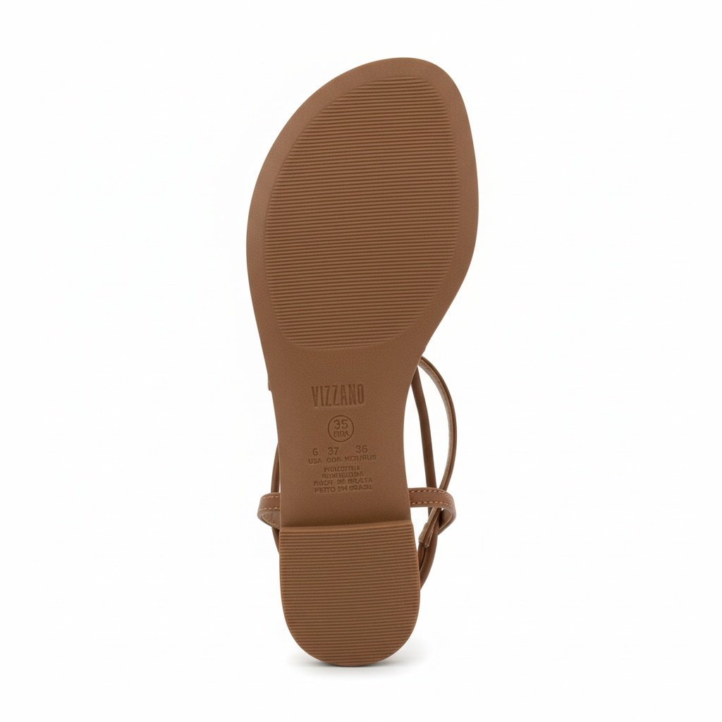 Vizzano Rasteira Mocca Feminino Mocca Antiderrapante Marrom 6