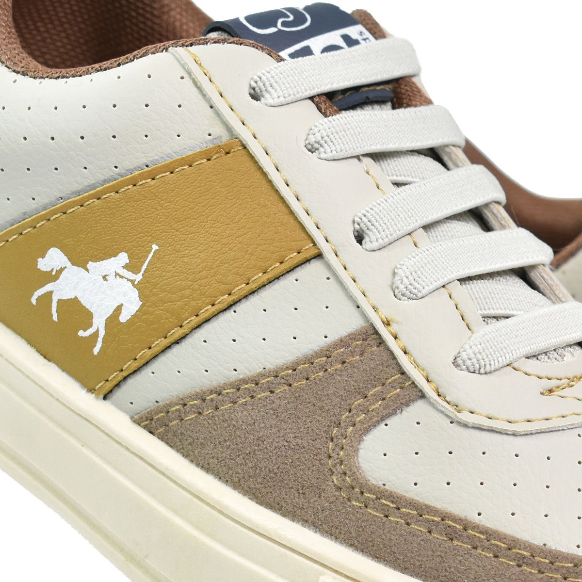 Tenis Jet Kids Bege Meninos Antiderrapante Estilo Casual Bege 5