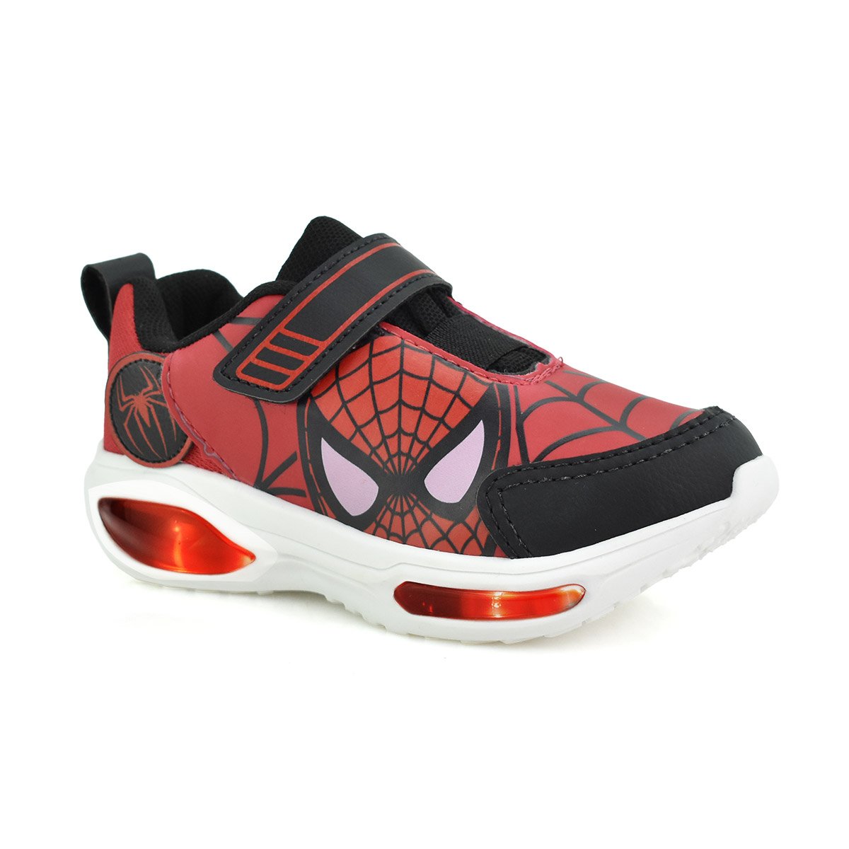 Tenis Mini Pe Vermelho Preto Infantil Masculino MP2516