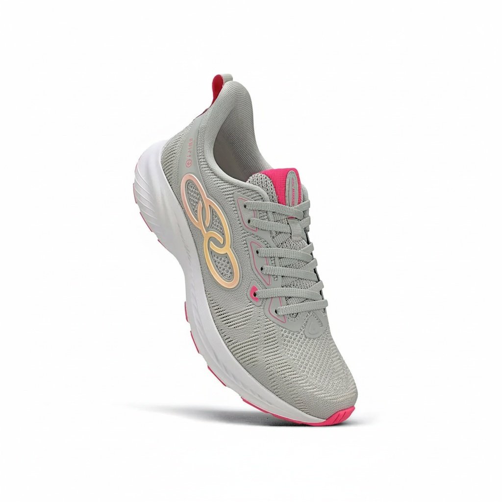 Olympikus Swift 5 Lunar Amortecimento Superior Cinza Rosa Cinza 2